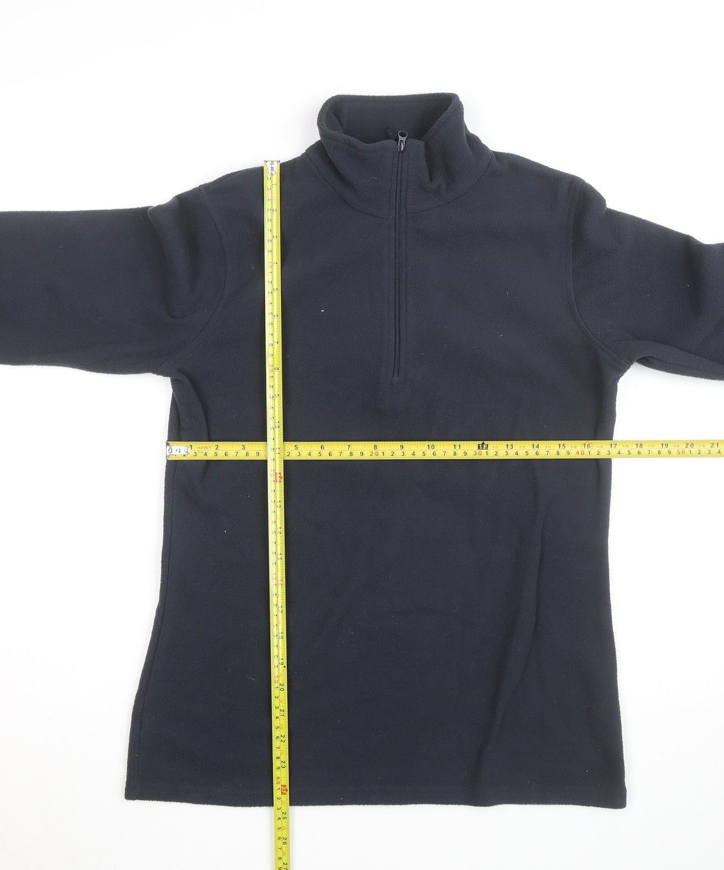 Mountain Warehouse Men’s Black Fleece 1/2 Zip Activewear Jacket M