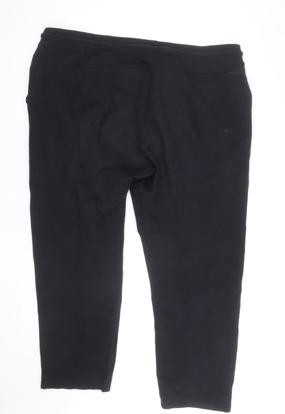 Marks and Spencer Men’s Black 2XL Jogger Trousers with Drawstring Waist