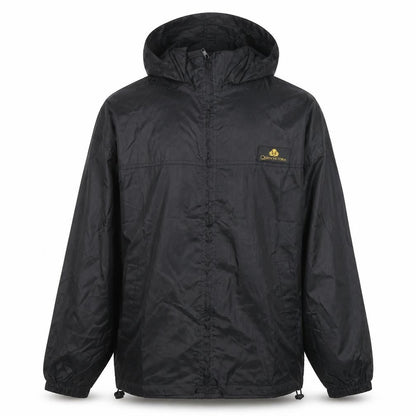 Queen Victoria Mens Black S Windbreaker Hooded Cruise Jacket