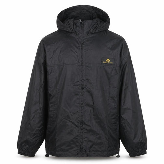 Queen Victoria Mens Black S Windbreaker Hooded Cruise Jacket