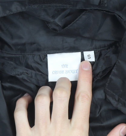 Queen Victoria Mens Black S Windbreaker Hooded Cruise Jacket