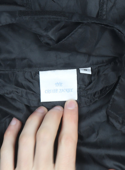 Queen Victoria Mens Black S Windbreaker Hooded Cruise Jacket