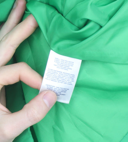 Lands' End Women's Green Petite Puffer Waistcoat Size S