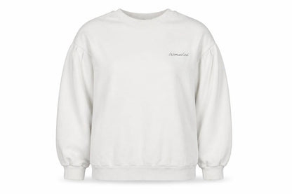 Mint Velvet Women White Crew Neck Pullover Sweatshirt Size S