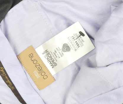 Marks and Spencer Grey Wool Dress Pants Women’s Size 15 Pleated