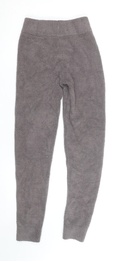 Marks and Spencer Women's Grey XS Fleece Jogger Activewear Trousers