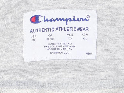 Champion Womens Grey Logo Sweatshirt XL Comfortable Casual