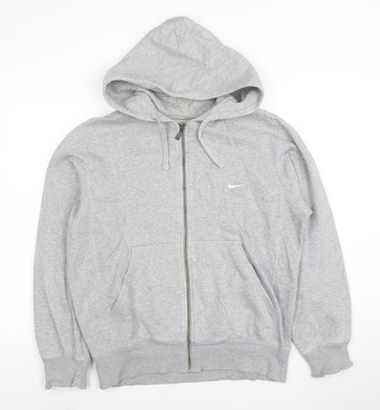 Nike Men’s Grey Full Zip Hoodie Size S Regular Fit