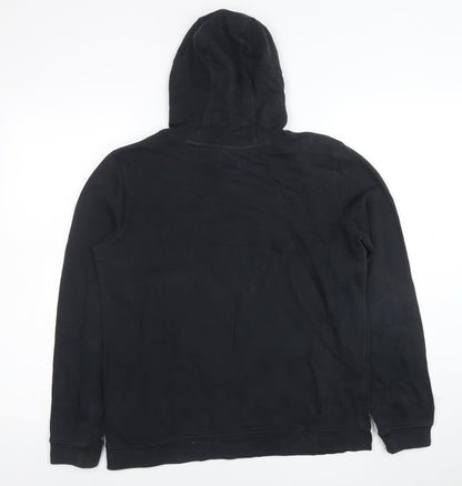 Nike Boys Black XL Pullover Hoodie with Logo Print 13-15 Years
