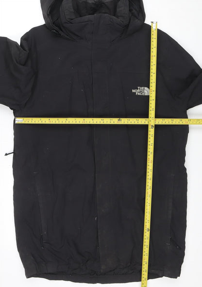 The North Face Men's Black S Waterproof Hooded Parka Jacket