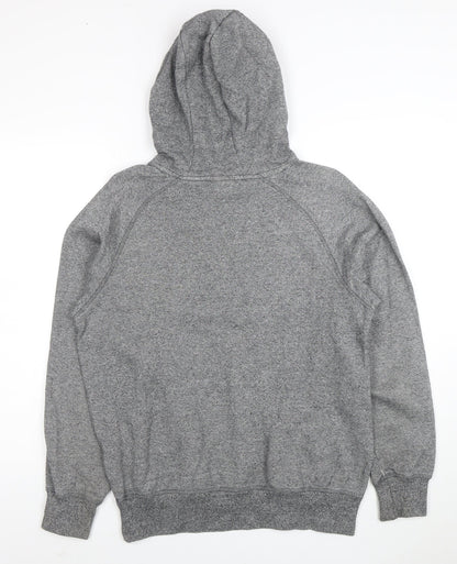 Ellesse Womens Grey Pullover Hoodie Size M Logo Graphic Sweatshirt