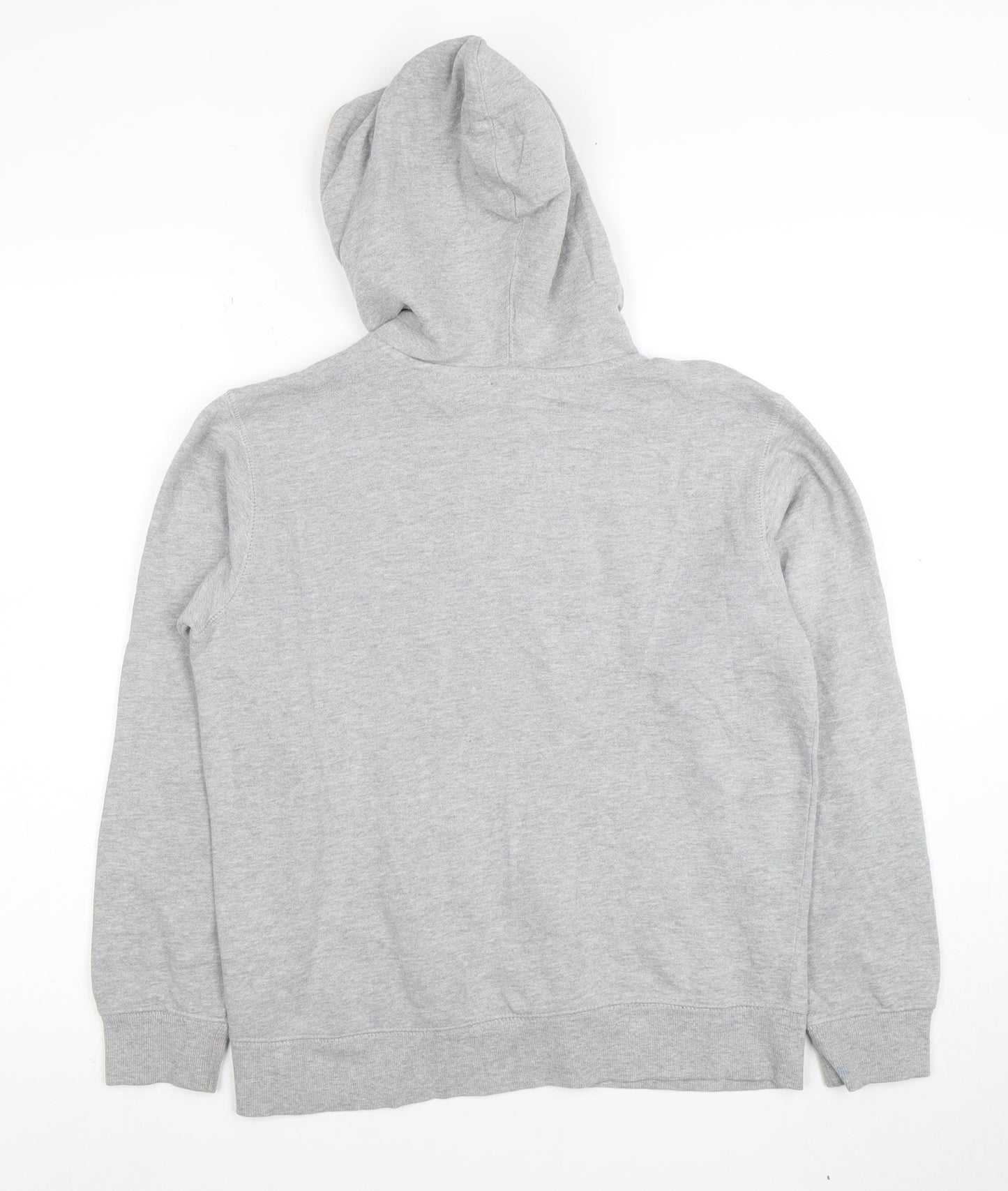 Champion Boys Grey Pullover Hoodie Size 7 Cotton Blend Logo Sweatshirt