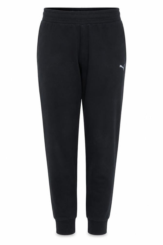 Puma Womens Black Jogger Trousers Size M Regular Fit