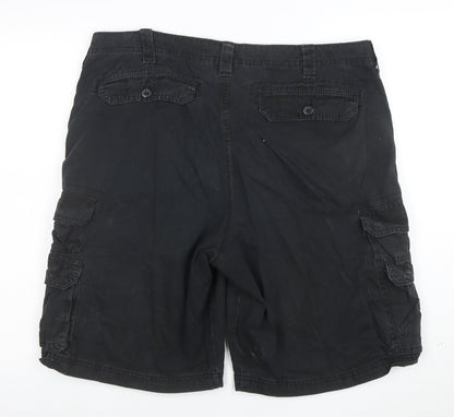 Lee Dungarees Men's Black Cargo Shorts Size 38 Regular Fit