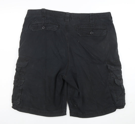 Lee Dungarees Men's Black Cargo Shorts Size 38 Regular Fit