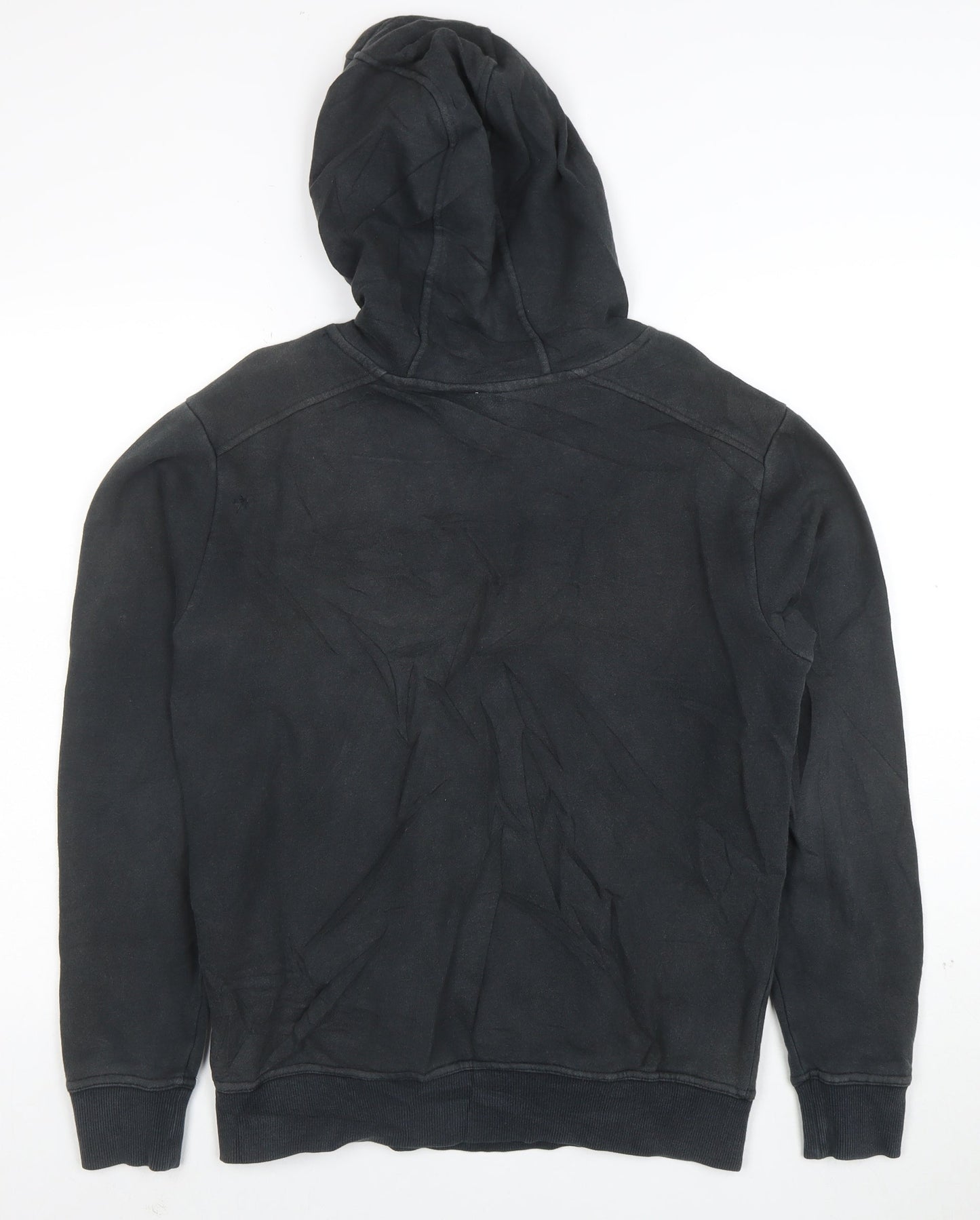 Ellesse Womens Black Pullover Hoodie Medium Cotton Blend Logo
