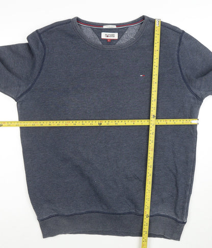 Tommy Hilfiger Denim Men's Blue Crew Neck Sweatshirt L