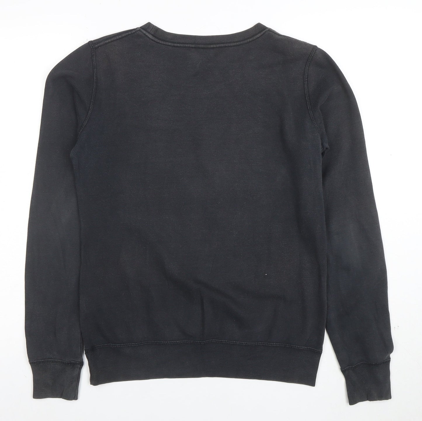 Nike Womens Black 'Just Do It' Pullover Sweatshirt Size S