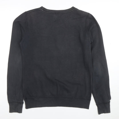 Nike Womens Black 'Just Do It' Pullover Sweatshirt Size S