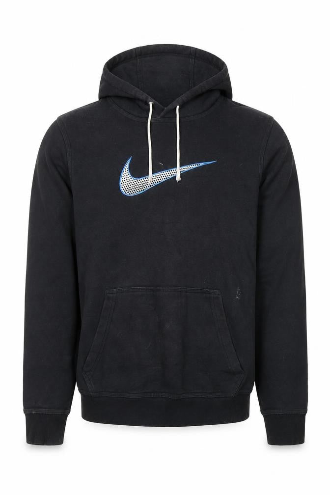 Nike Men's Black Pullover Hoodie S Regular Fit Graphic Logo