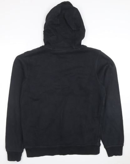 Nike Men's Black Pullover Hoodie S Regular Fit Graphic Logo