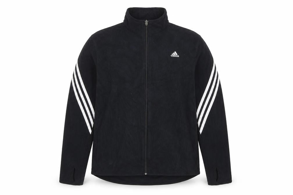 adidas Womens Black XL Full Zip Sports Jacket
