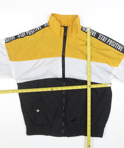 New Look Women's Multicoloured Windbreaker Jacket Size L