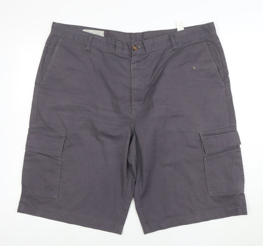 Dickies Men's Grey Cargo Work Shorts Size L Regular Fit
