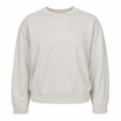Nike Womens Beige Small Pullover Crew Neck Sweatshirt