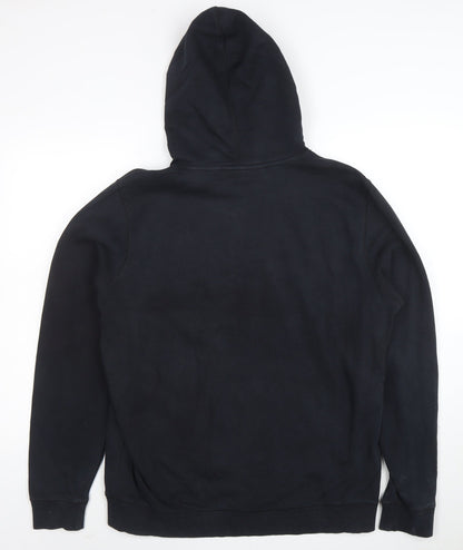 Under Armour Women Black L Pullover Hoodie Logo Design ColdGear