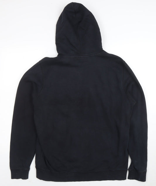 Under Armour Women Black L Pullover Hoodie Logo Design ColdGear