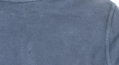 Nike Boys Navy Blue Full Zip Hoodie XL 13-15 Years Cotton Blend