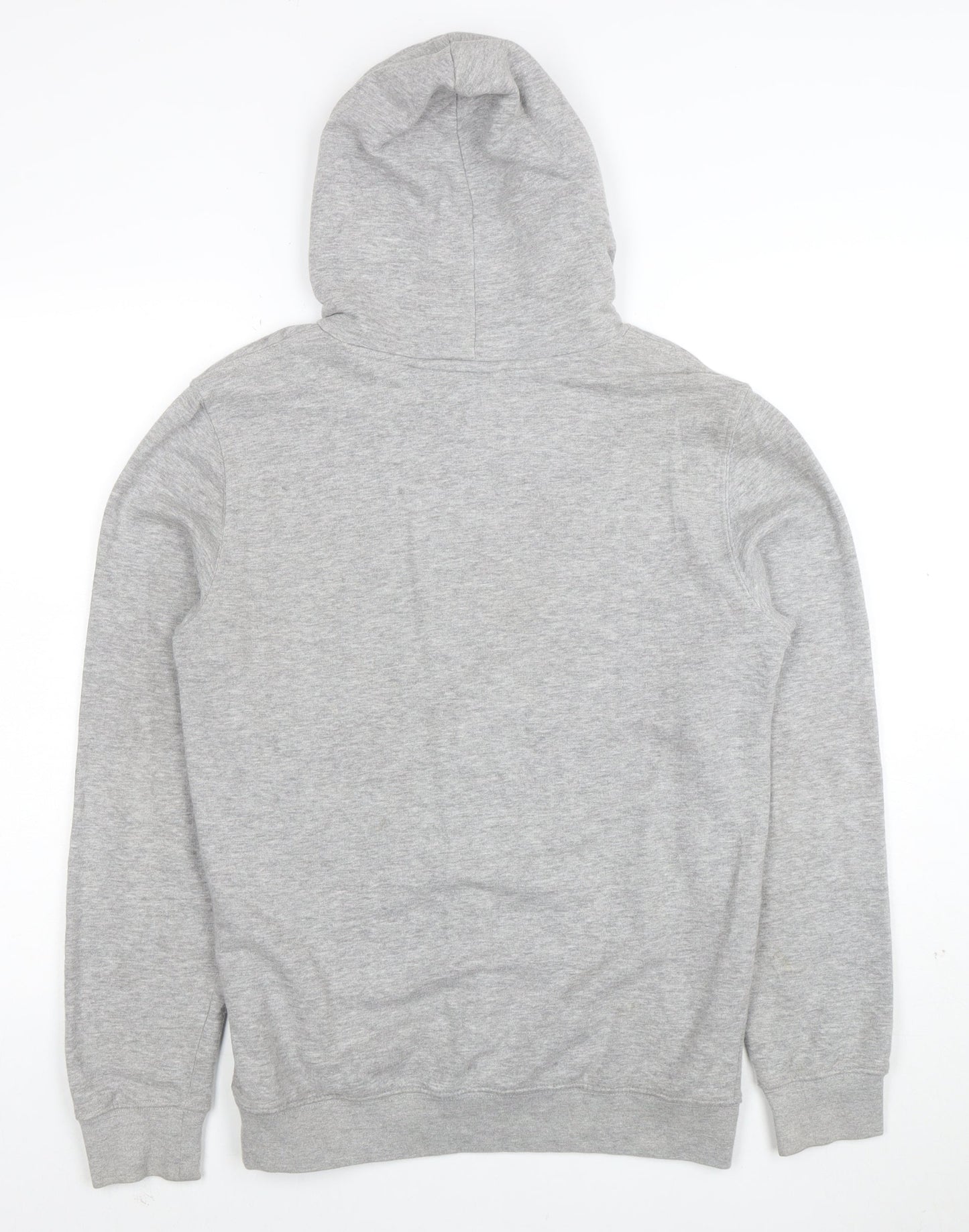 Champion Men's Grey Pullover Hoodie L Logo Graphic Sweatshirt