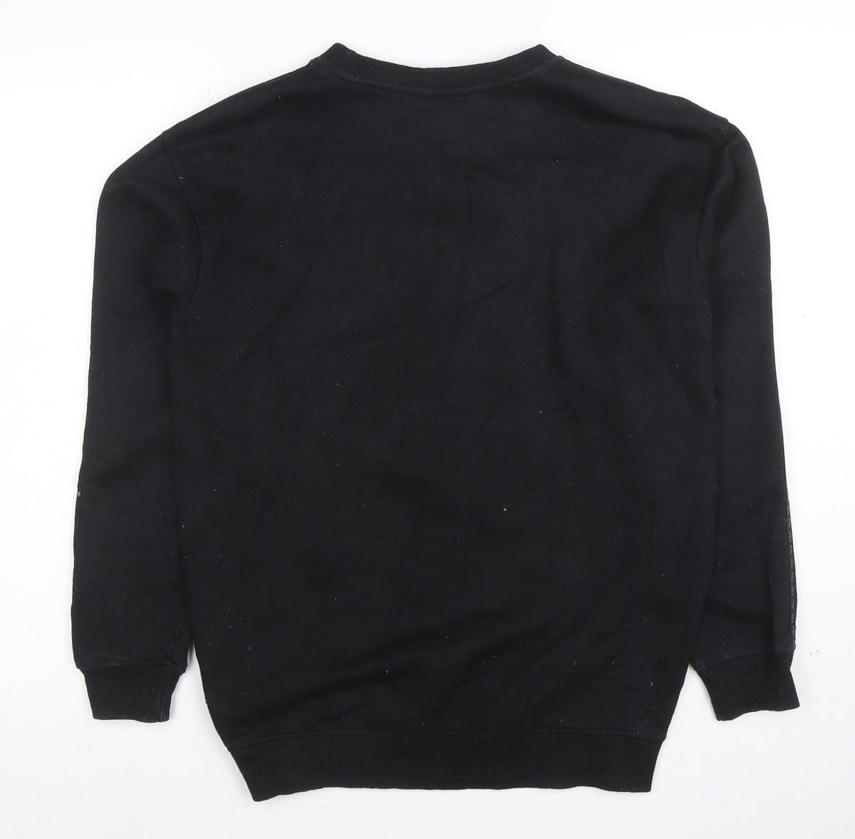 Fila Men's Black Small Logo Pullover Sweatshirt
