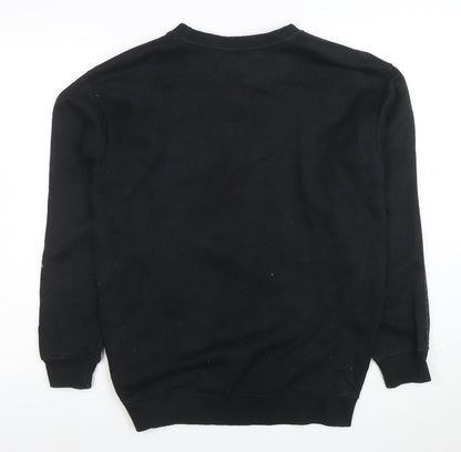 Fila Men's Black Small Logo Pullover Sweatshirt