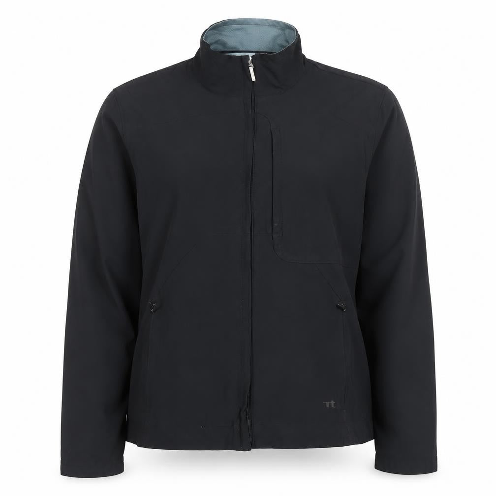 Reebok Womens Black Softshell Jacket Size 14 Lightweight Zip