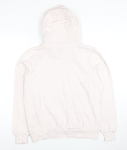 Disney Mickey Mouse Women's Beige Hoodie S Love Always Wins Graphic