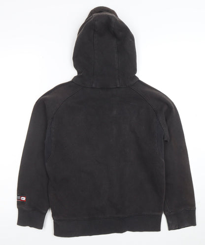 Nike Boys Black Pullover Hoodie Legends Graphic Print Size M
