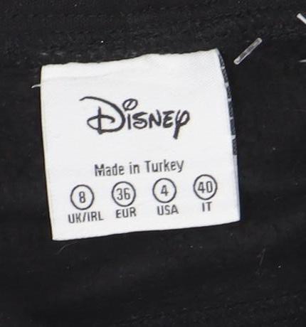 Disney Women’s Black Mickey Graphic Pullover Sweatshirt Size 8