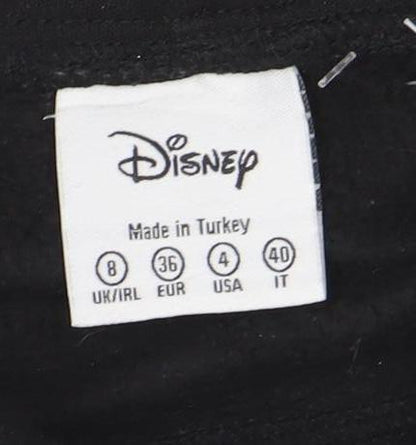 Disney Women’s Black Mickey Graphic Pullover Sweatshirt Size 8