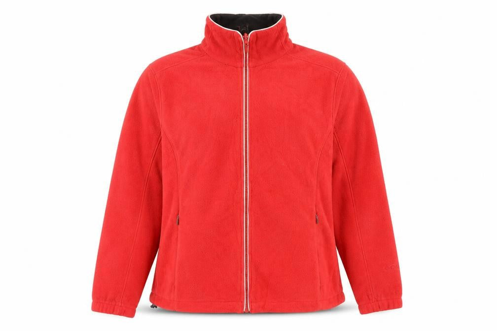 Columbia Women's Red Fleece Full Zip Jacket L Regular
