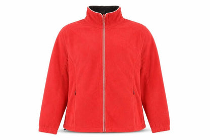 Columbia Women's Red Fleece Full Zip Jacket L Regular