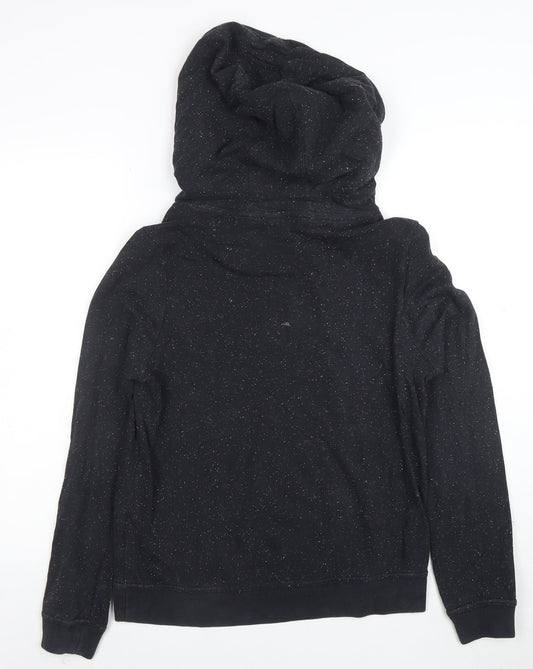 Nike Boys Black Speckled Pullover Hoodie Size S Cotton Blend