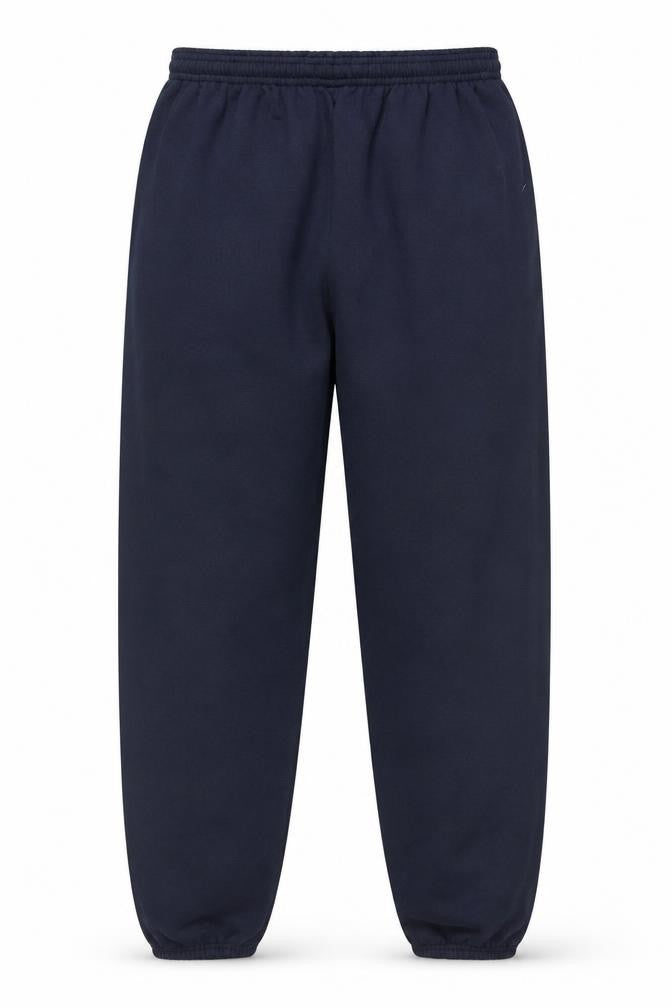 Champion Men's Blue Fleece Jogger Trousers Size L Elastic Waist