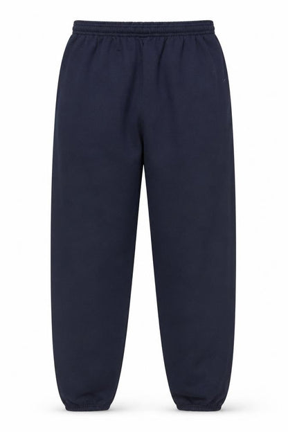 Champion Men's Blue Fleece Jogger Trousers Size L Elastic Waist