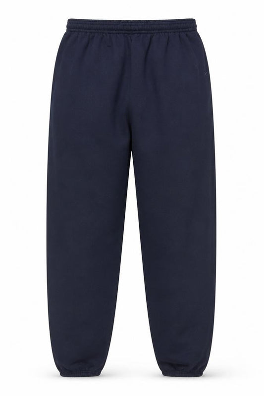 Champion Men's Blue Fleece Jogger Trousers Size L Elastic Waist
