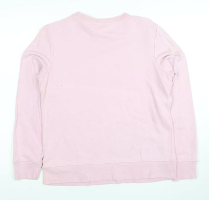 Tommy Hilfiger Women Pink Crew Neck Pullover Sweatshirt Size S