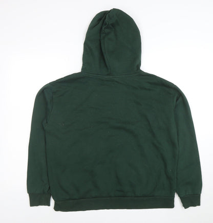Disney Women’s Green Pullover Hoodie Size 12/14 Medium Cotton Blend