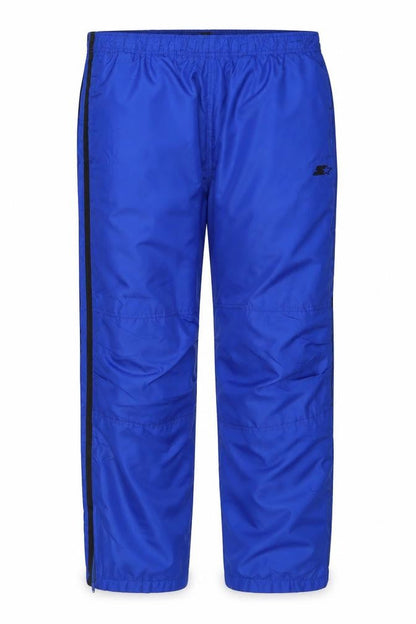 Front view of M-Star boys’ blue xl (14-16 years) track pants polyester lined sportswear