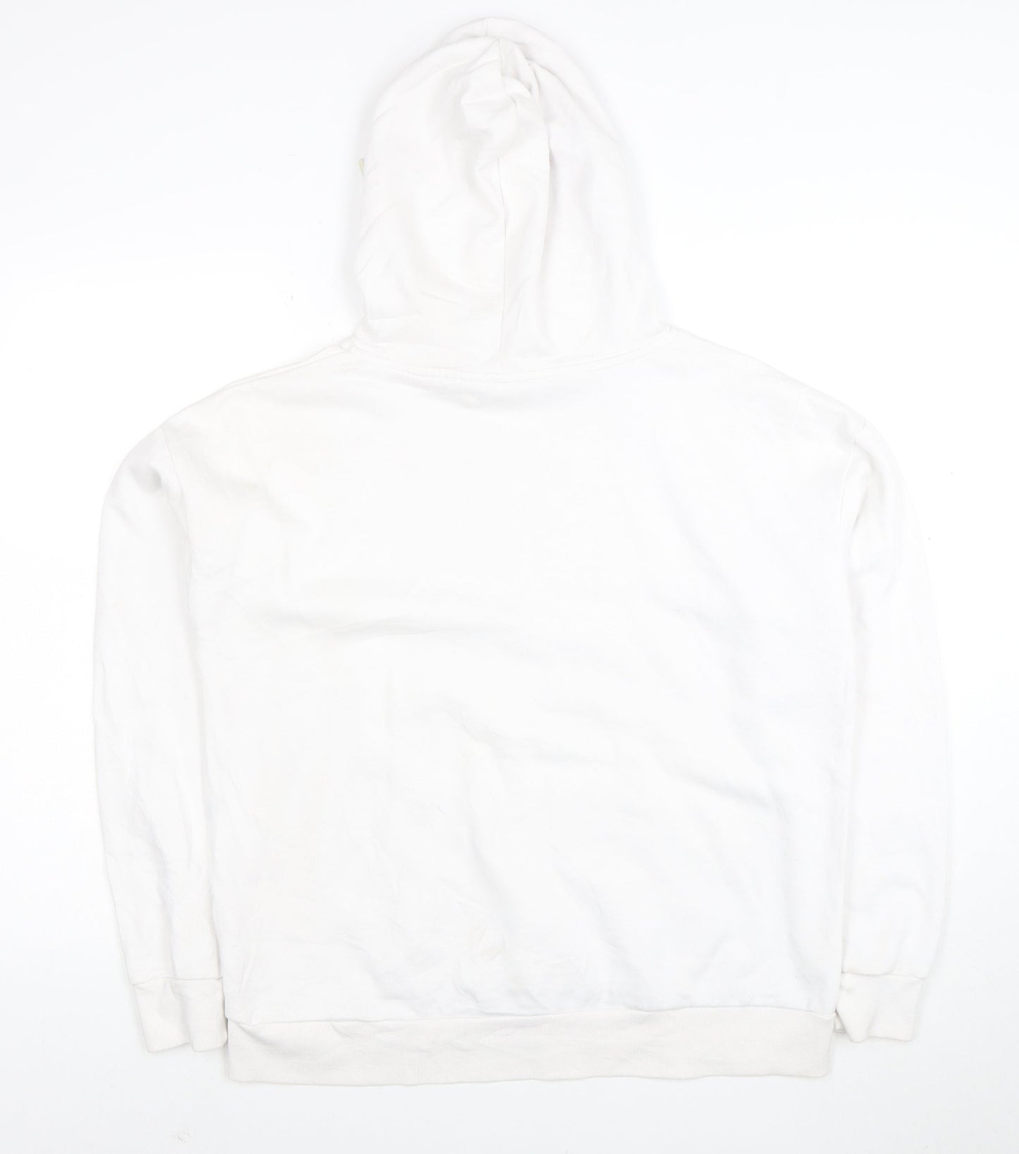 Disney Women White Mickey Mouse Pullover Hoodie Size S